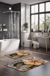 Mijölnir Juego de alfombrillas de baño CT-5375 Multicolor